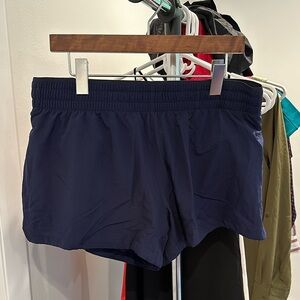 Mid-Rise Running Shorts Navy *LIKE NEW*